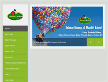 Tablet Screenshot of mandiribalon.com